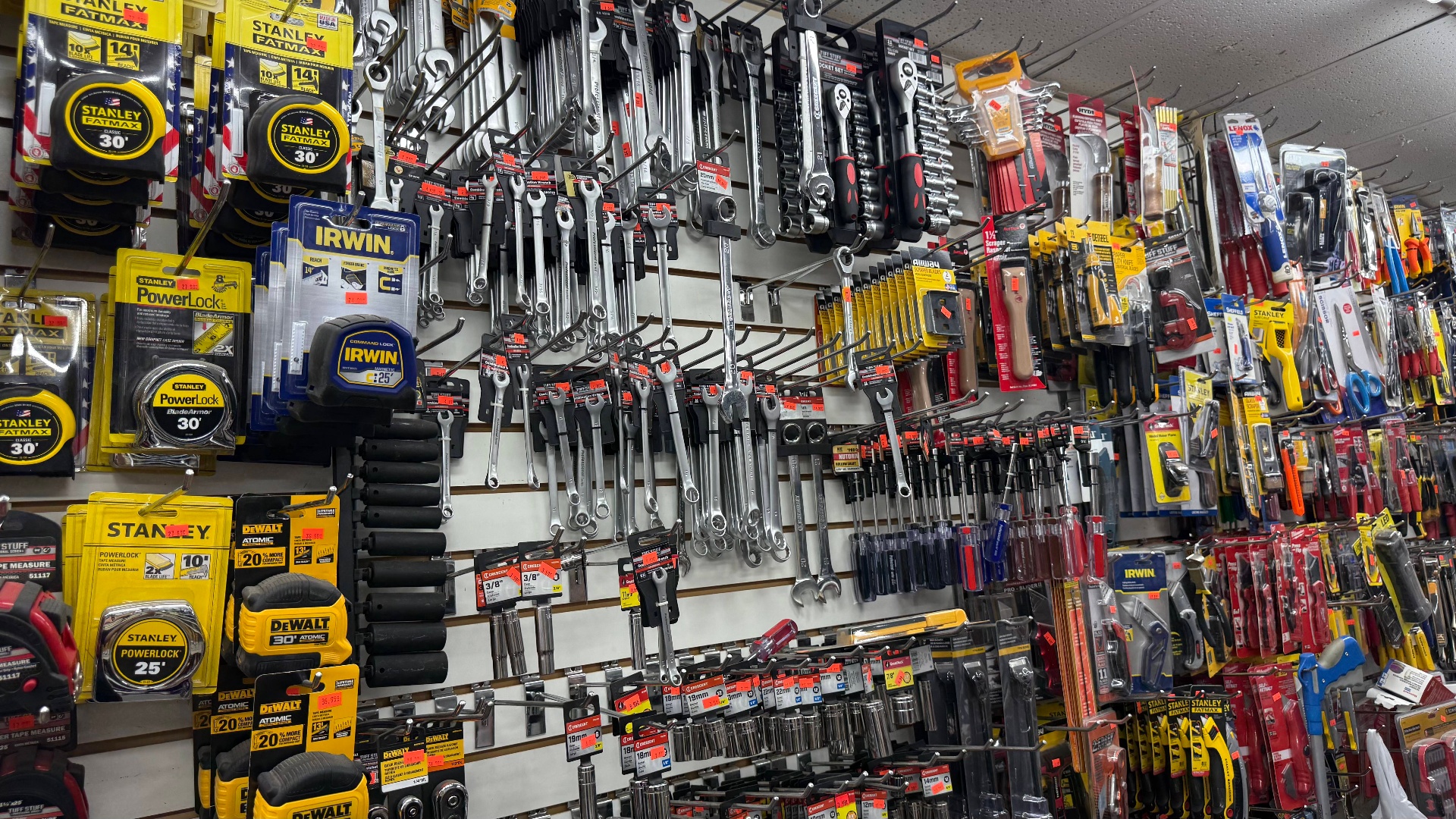 Household and cleaning aisle