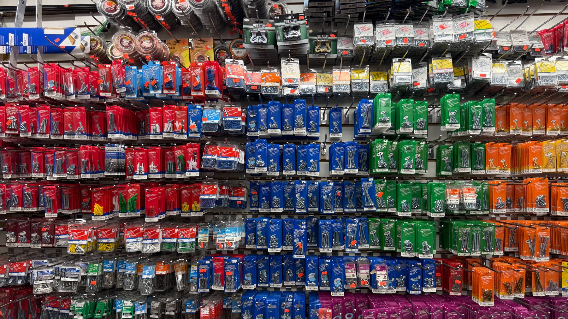 Spray paint selection